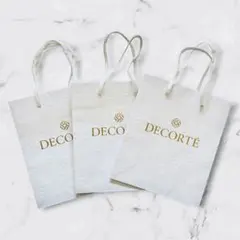 DECORTE ショップ袋 3枚セット