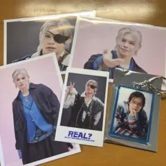超特急　カイ　REAL? 生写真　ミニフォト　スクエアアクリルキーホルダーセット