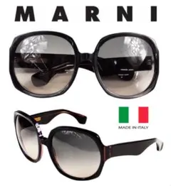 マルニMARNI女優サングラスオーバルグラデーションブラックパープルレアオーバルのサムネイル