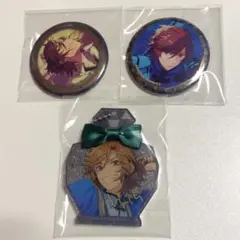 あんスタ 三毛縞斑 缶バッジ ラメラメキーホルダー