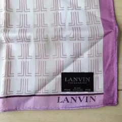 LANVIN COLLECTION ハンカチ パープルのサムネイル