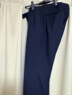 試着のみTheory ウール クロップド スリムパンツ ネイビー 0 - メルカリ