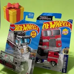 【X'プレゼント付き】ホットウィール2点ベーシックOPTIMUS×RAIJIN