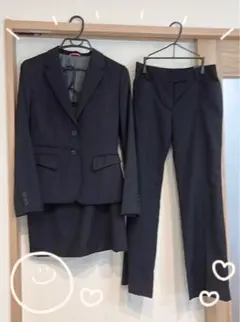 Miss JUNKOリクルートスーツ9号★ジャケット・スカート・パンツ3点セット