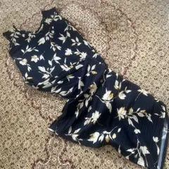 CECIL McBEE セシルマクビー ロングワンピース M 花柄 ノースリーブ