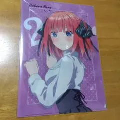 五等分の花嫁 中野二乃 クラシカルver　描き下ろしＡ−４クリアファイル