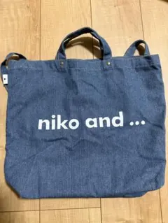 ブルー トートバッグ