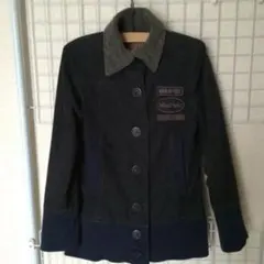 HYSTERIC GLAMOUR ヒステリックグラマー ダークブルー ジャケット