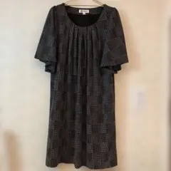 ❤️美品❤️MICHEL KLEIN ドット柄半袖ワンピース/チュニックのサムネイル