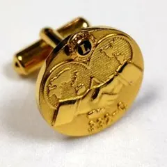 ◆希少◆ライオンズクラブ　金色 332-C カフスボタン　1個
