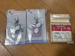 ちいかわ　1番くじ　ちいかわの湯　ラバーチャーム　ステーショナリーセット