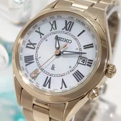 【美品】SEIKO LUKIA 電波ソーラー レディゴールド チタン ダイヤのサムネイル