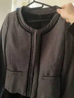 ブラック ジャケット ワンピース セット