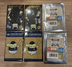 タイトーくじ　サンリオ　侍ジャパン　G賞クリアカード　ポムポムプリン2個セット