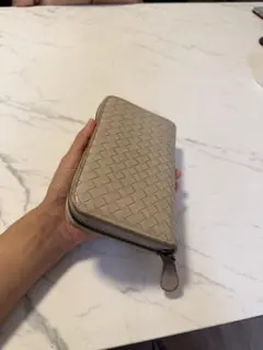 希少デザイン】極美品 BOTTEGA ボッテガ 長財布ラウンドファスナーS08 