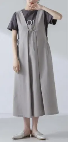 NANO universe（ナノ・ユニバース）　前後2wayデザインワンピース