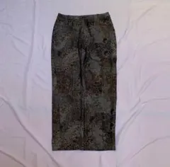 90s France ペイズリー柄スラックス