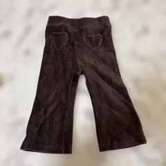 petit main ダークブラウン コーデュロイ ボトムス