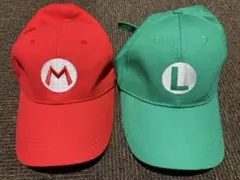 マリオ&ルイージ風コスプレ　キャップ
