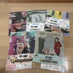 一番くじ　SPY-FAMILY クリアファイル　５点セット