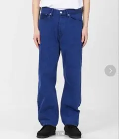 XLARGE ブルーストレートデニムパンツ 30インチ