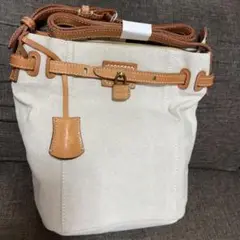 genten ショルダーバッグ キャンバス レザー新品未使用品