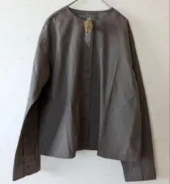 無印良品新品ノーカラージャケット M-L