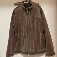 Linea Fresca フリースジャケット L ブラウン