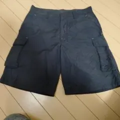 PPFM メンズ カーゴショートパンツ ハーフパンツ ブラックのサムネイル
