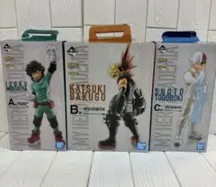 一番くじ　ヒロアカ　Begin the hero　 ABC 3種セット　開封品のサムネイル