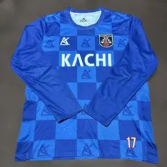 KACHI 青長袖シャツ Lサイズ