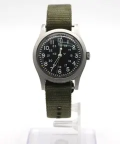『極美品』ハミルトン 米軍 1983年 手巻き ミリタリーウォッチ SELECT INC. [HAMILTON アメリカ軍 MIL-W-463748 ブラック