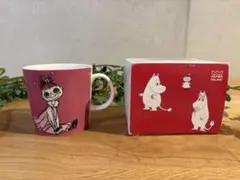 ムーミン ピンク マグカップ　ARABIA 箱付き
