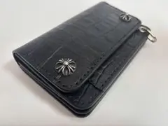 ミドル トラッカーウォレット クロスボール コンチョ 折り財布 - メルカリ