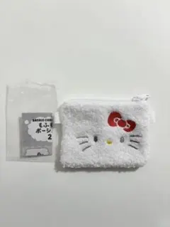 サンリオ　もふもふポーチ　ハローキティ