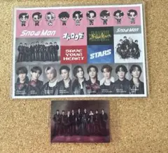 Snow Man 13thシングルＣＤ特典　ステッカー　フォトカード