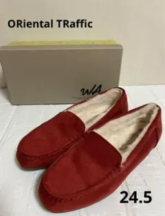 【美品】 ORiental TRaffic モカシン　ムートンシューズ　39