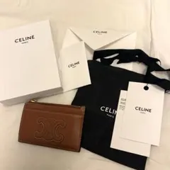 むふむふ セリーヌ トリオンフ三つ折り財布 マカダム 総柄 ブラウン 2025年最新】セリーヌ トリオンフ 財布 ブラウンの人気アイテム - メルカリ