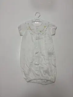 Tender Care 白地に花柄ツーウェイ・ドレスオール　50〜60サイズ