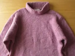 ★エルエルビーン【アイルランド製】タートルネックニットセーターWomen'sM