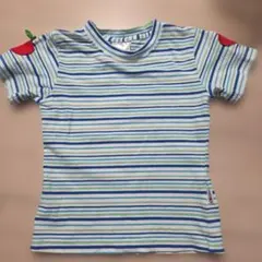 アップルワッペン ボーダーTシャツ 半袖のサムネイル