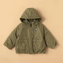 【新品未使用】kladskap カーキ　中綿コート　100サイズ