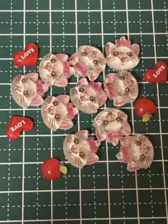 おしゃれキャット　マリー　ネイルパーツ15個　高品質