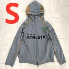 ATHLETA アスレタ フード付き ウィンドブレーカー グレー S