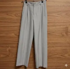 PT★グリーンレーベルリラクシング ワイドパンツ グレー 36 美品10890円