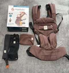 【美品】Ergobaby OMNI 360 クールエア ブラウン 新生児OK