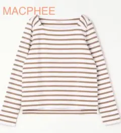 MACPHEE　マカフィー スクエアネックボーダープルオーバーのサムネイル