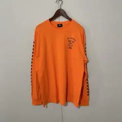 VANS オレンジ ロングスリーブTシャツ
