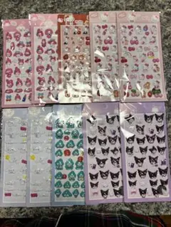 3Dステッカーシール　サンリオ　10枚セット