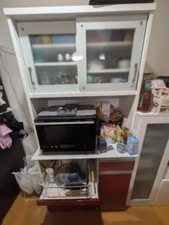 木製 食器棚 キッチンボード 収納棚 - メルカリ